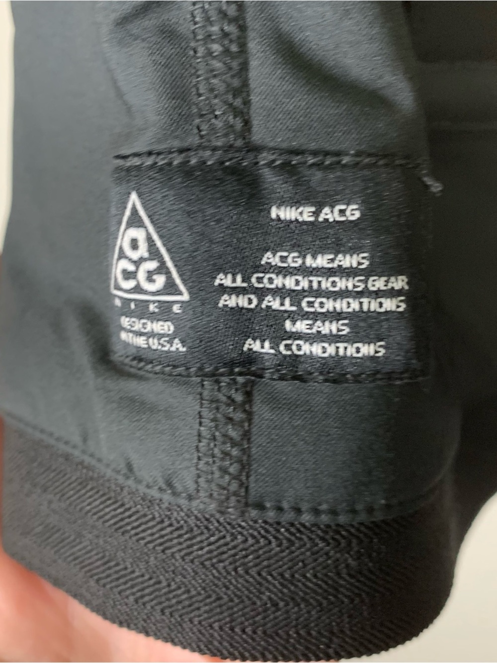 Nike ACG Mens black soft shell full zip hooded jacket XXL - Picture 4 of 10